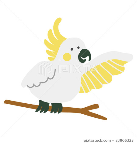 Cute parrot vector illustration Kibatan 83906322