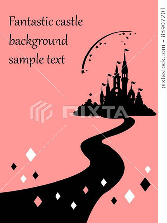 Fantastic castle background material 83907201