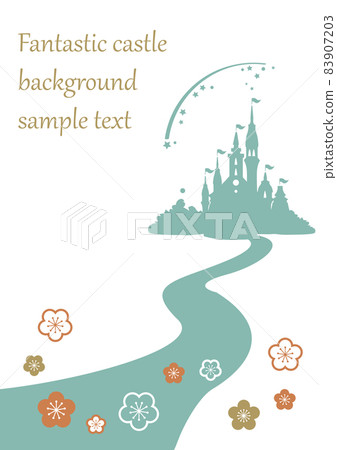 Fantastic castle background material Fantastic castle background material 83907203