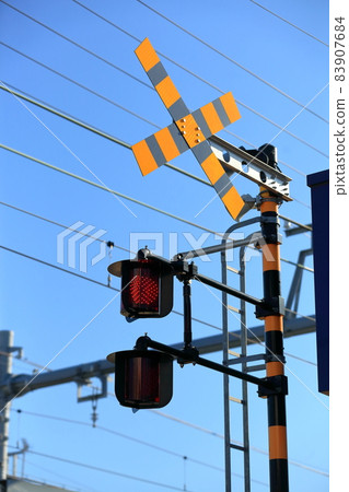 Railroad crossing alarm image Railroad crossing alarm image 83907684