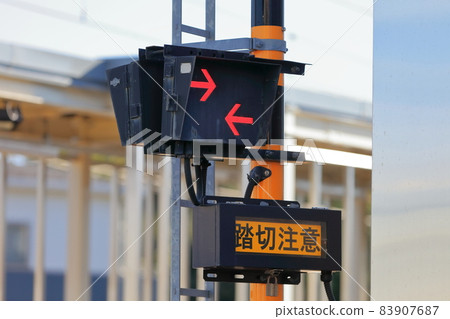 Railroad crossing alarm image Railroad crossing alarm image 83907687