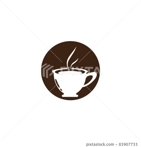 Coffee cup logo template vector icon 83907733