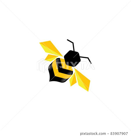 Bee logo vector icon Bee logo vector icon 83907907