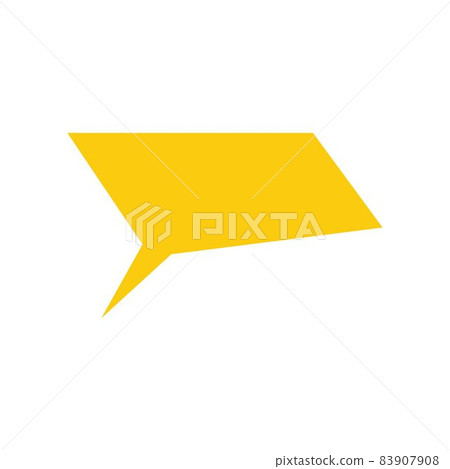 Speech bubble logo template vector icon Speech bubble logo template vector icon 83907908