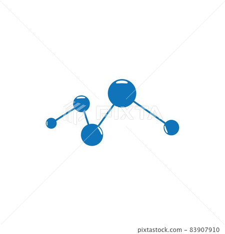 Molecule logo template vector icon Molecule logo template vector icon 83907910