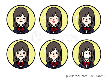 人 icon_schoolgirl 面部表情集 人 icon_schoolgirl 面部表情集 83908252