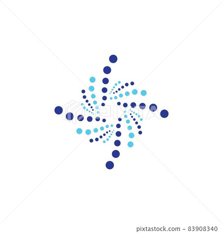 Molecule vector icon illustration 83908340