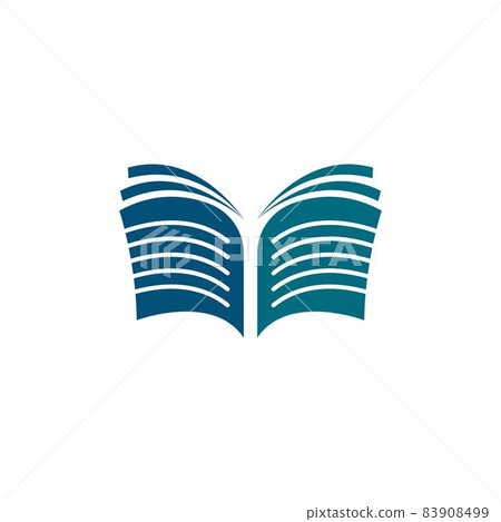 Book logo template vector icon 83908499