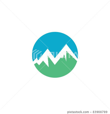 Mountain vector icon illustration design - Stock Illustration [83908789 ...