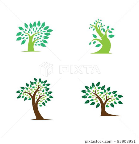 Tree logo template vector icon illustration 83908951