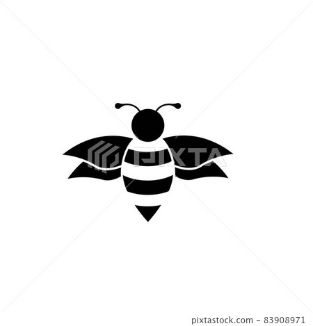 Bee logo vector icon illustration Bee logo vector icon illustration 83908971