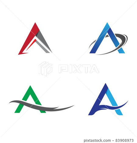 A letter logo vector icon illustration A letter logo vector icon illustration 83908973