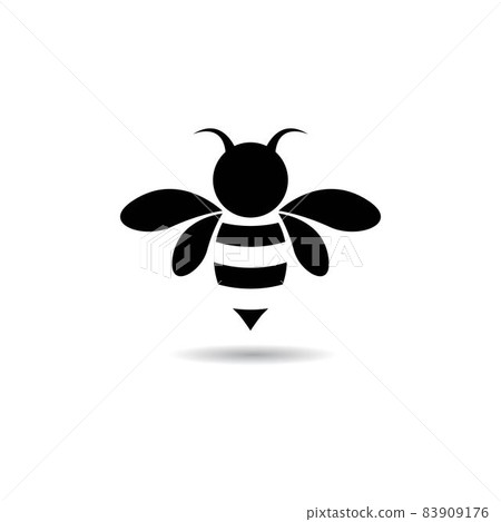 Bee logo vector icon illustration Bee logo vector icon illustration 83909176