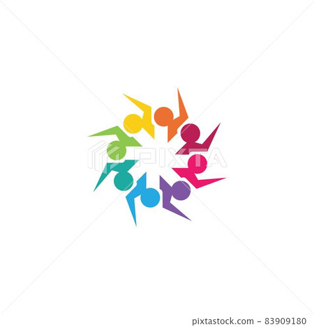 Community logo vector icon illustration 83909180