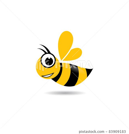 Bee logo vector icon illustration Bee logo vector icon illustration 83909183