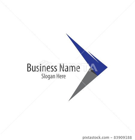 Arrow logo template vector icon illustration Arrow logo template vector icon illustration 83909188