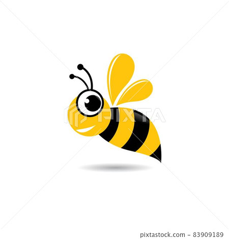 Bee logo vector icon illustration Bee logo vector icon illustration 83909189