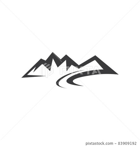 Mountain logo template vector icon illustration Mountain logo template vector icon illustration 83909192