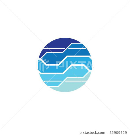 Technology logo template vector icon illustration - Stock Illustration ...
