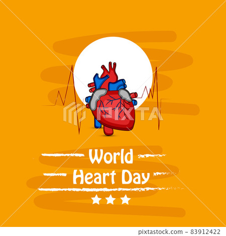 World Heart Day Background 83912422
