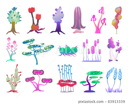 Fantasy Trees Set 83913339