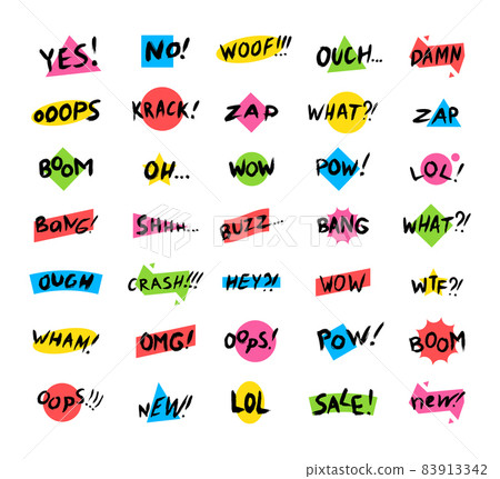 Collection of Blots and Lettering Collection of Blots and Lettering 83913342