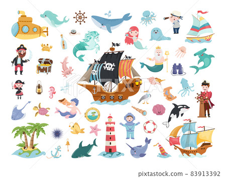 Collection of Marine Characters Collection of Marine Characters 83913392