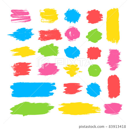 Collection of Blots and Textures Collection of Blots and Textures 83913418
