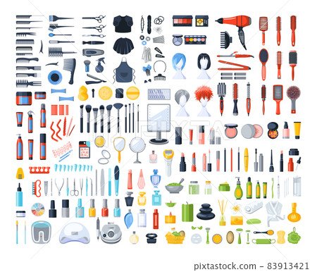 Collection of Beauty and Health Items Collection of Beauty and Health Items 83913421