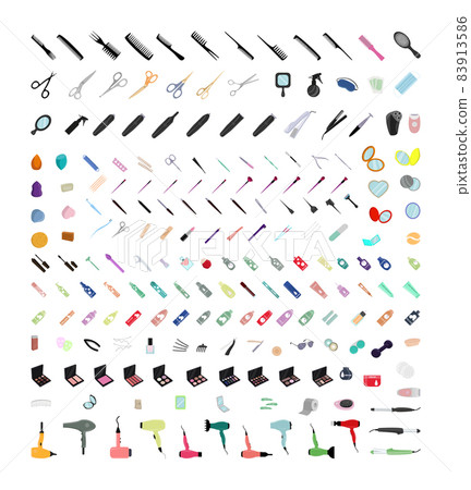 Collection of Beauty and Health Tools 83913586