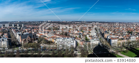View over the city of Brussels from the Basilica of the Sacred Heart View over the city of Brussels from the Basilica of the Sacred Heart 83914880