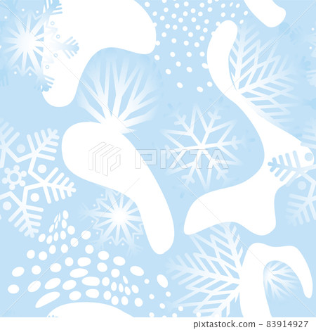 Winter snow seamless pattern. Christmas holiday... - Stock Illustration ...