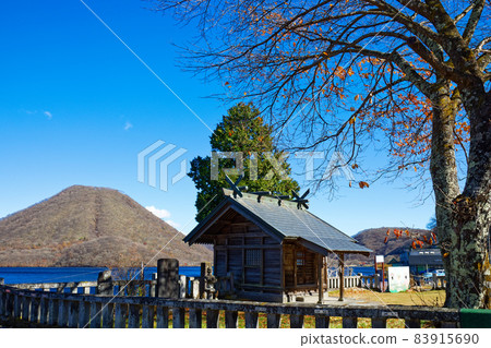 榛名湖湖畔神社和榛名富士大沼大神神社大沼涼神社 83915690