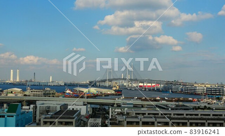 Harbor View Park-Yokohama Port Scenery 83916241