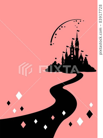 Fantastic castle background material without sample text 83917728