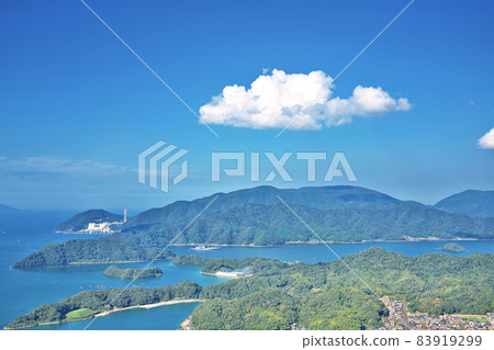 [Landscape from Gorogatake Park Observatory (Supply Ship Masyu)] Ueyasu, Maizuru City, Kyoto Prefecture 83919299
