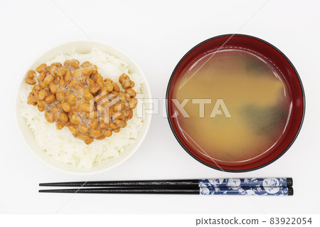 納豆飯味噌湯 83922054
