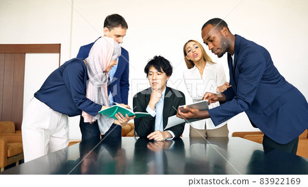 Japanese men attending international conferences Global Business English School 83922169