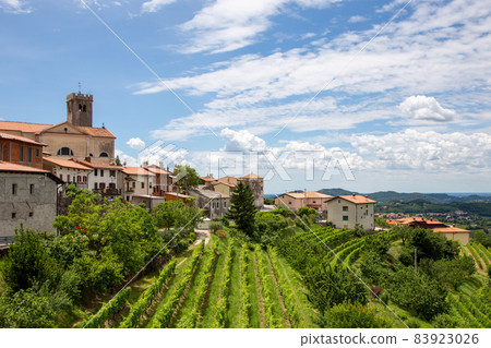 Smartno medieval village in Goriska Brda region, Slovenia. Smartno medieval village in Goriska Brda region, Slovenia. 83923026