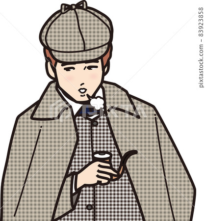 Detective sighing 83923858