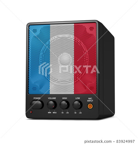 French flag speaker French flag speaker 83924997
