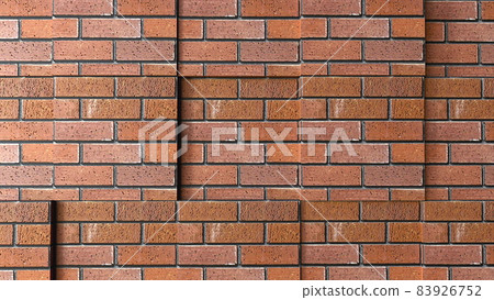 Brick wall with niches Brick wall with niches 83926752