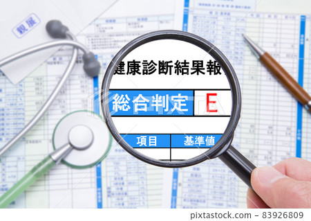 Comprehensive judgment E (health diagnosis result report) Comprehensive judgment E (health diagnosis result report) 83926809