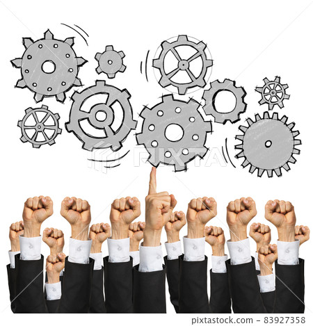 Business and teamwork concept Business and teamwork concept 83927358