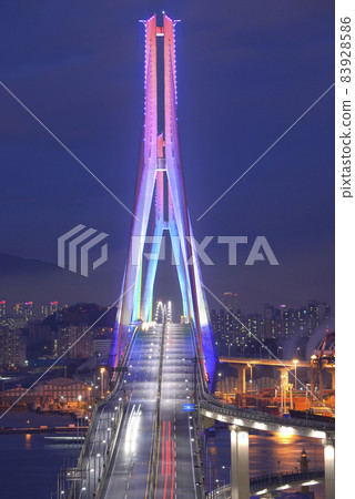 Busan Hanggyo Bridge Night View Busan Hanggyo Bridge Night View 83928586