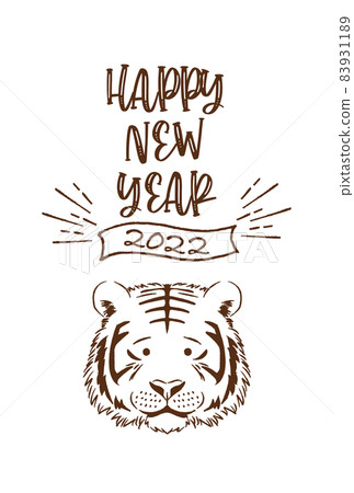 老虎新年賀卡 83931189