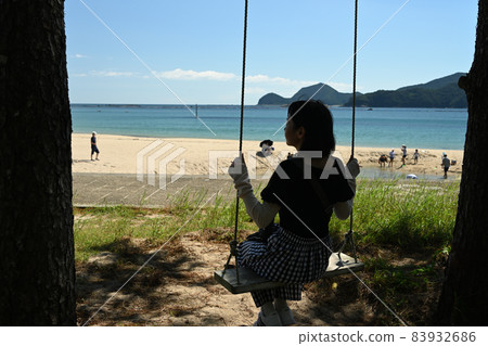 Woman and swing 83932686