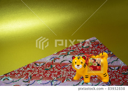 新年裝飾生肖虎背景日式 新年裝飾生肖虎背景日式 83932838