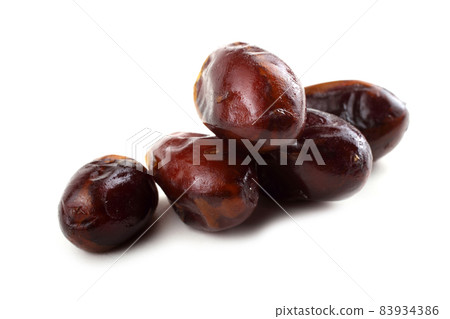 Date fruits isolated on white Date fruits isolated on white 83934386
