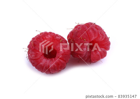 Raspberry isolated on white Raspberry isolated on white 83935147